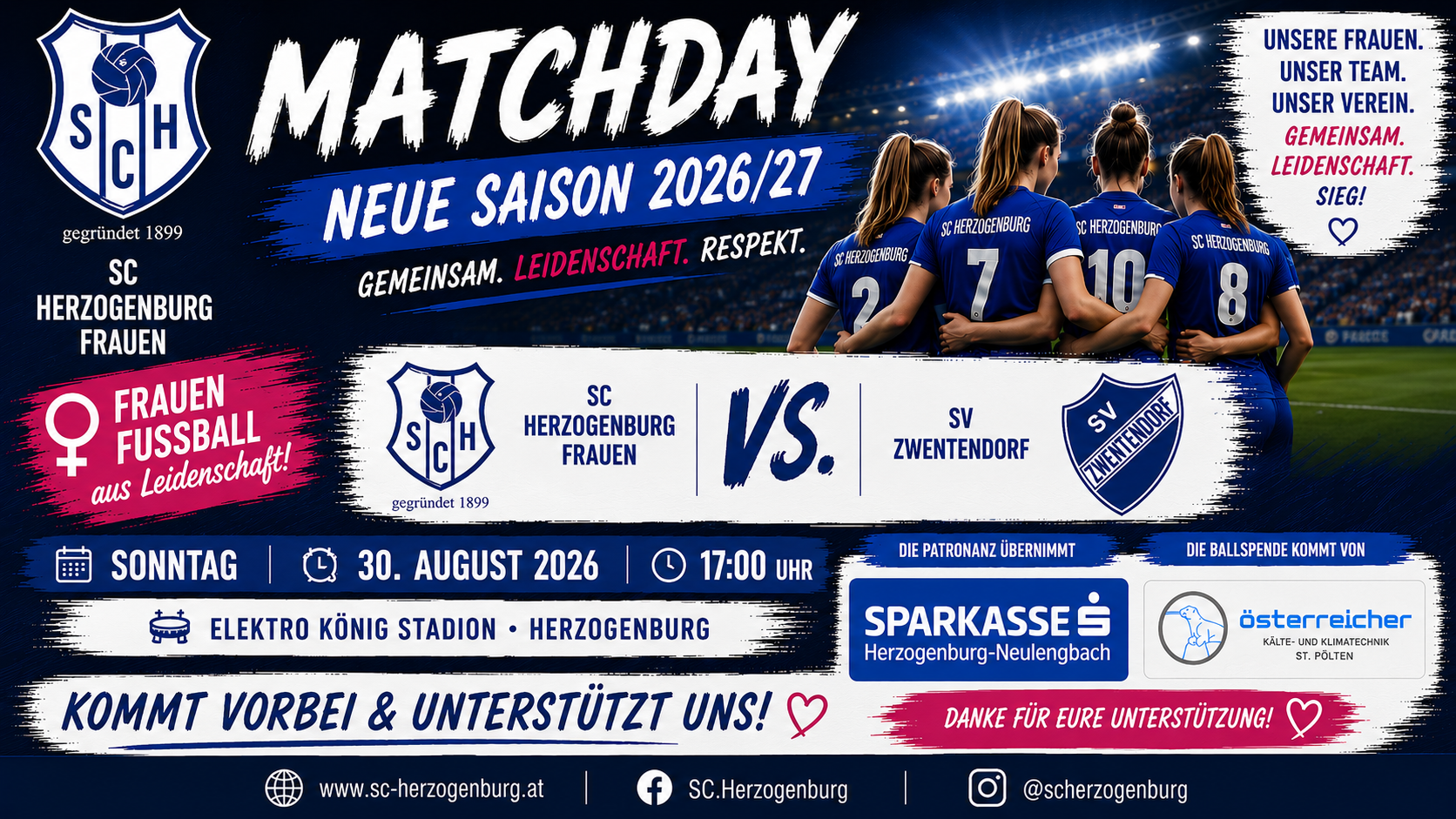 UNSERE FRAUEN STARTEN IN DIE NEUE SAISON!
